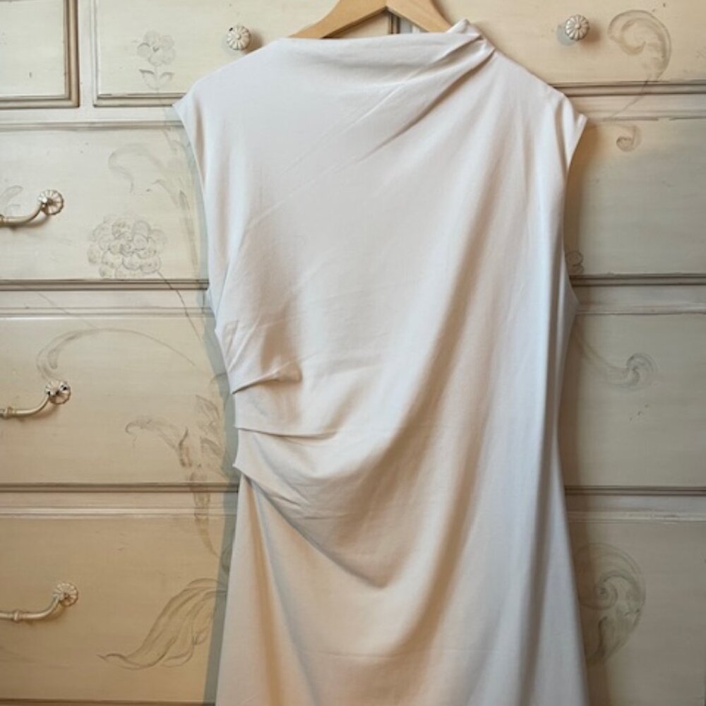 H&M Off White Stretch Dress Size L